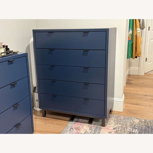 Used Room & Board Copenhagen Modern Blue 5-Drawer  for sale on AptDeco