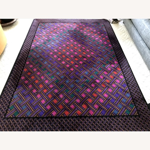 Used Vintage/Antique Wool Area Rug 5.4x8 for sale on AptDeco