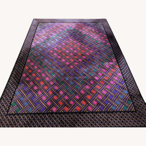 Used Vintage/Antique Wool Area Rug 5.4x8 for sale on AptDeco