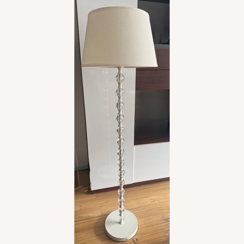 Used Pottery Barn Kids Stacked Elegant Crystal Floor Lamp for sale on AptDeco