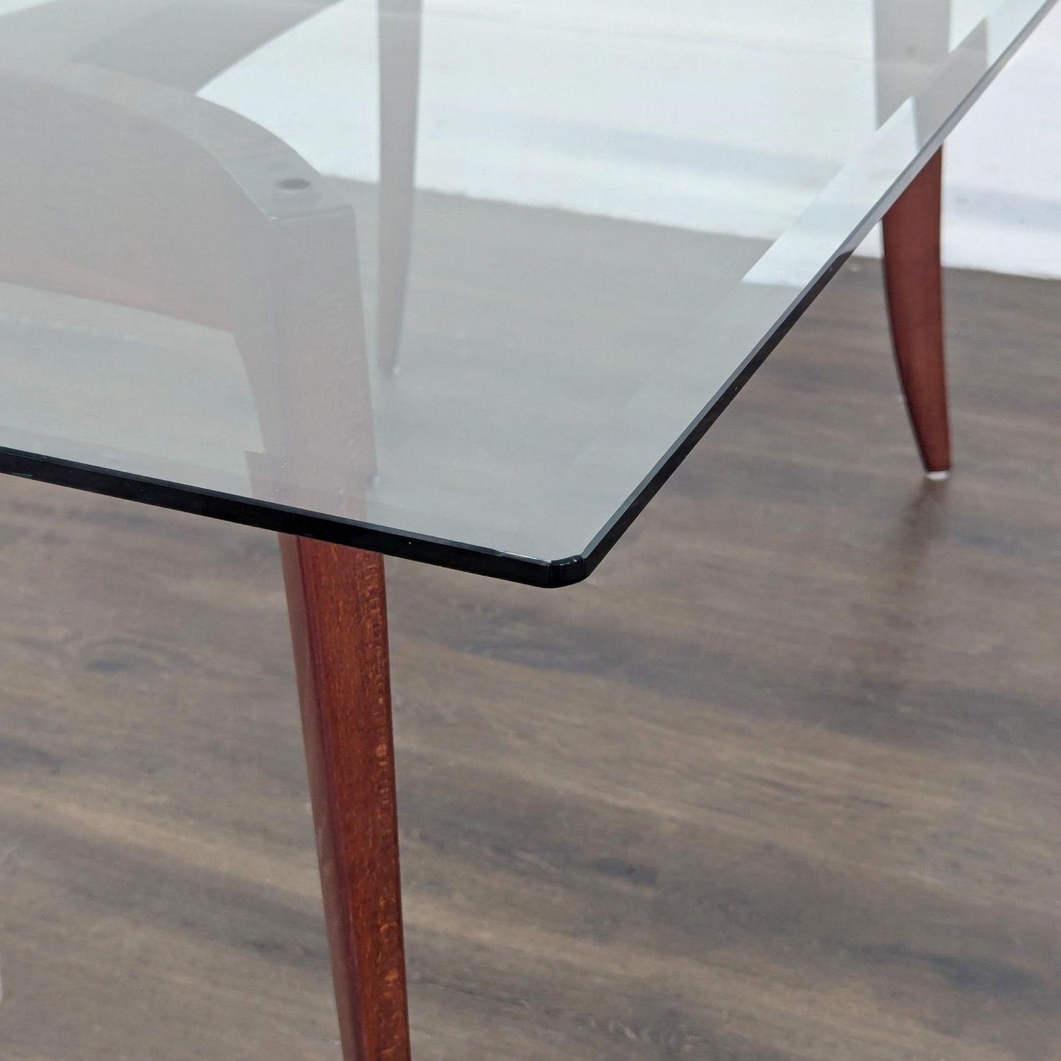 Z Gallerie Glass Top Dining Table - image-6