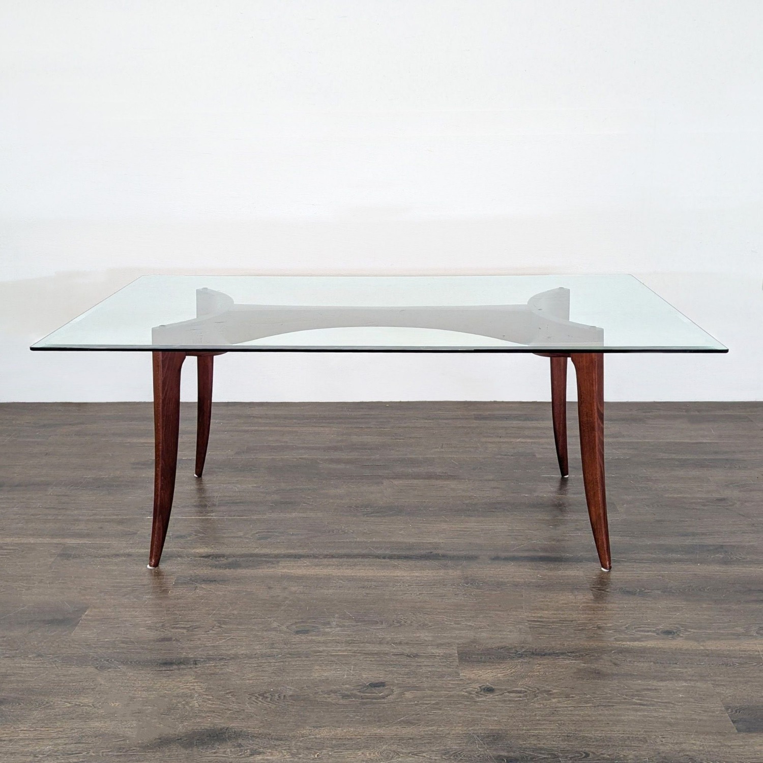 Z Gallerie Glass Top Dining Table - image-2