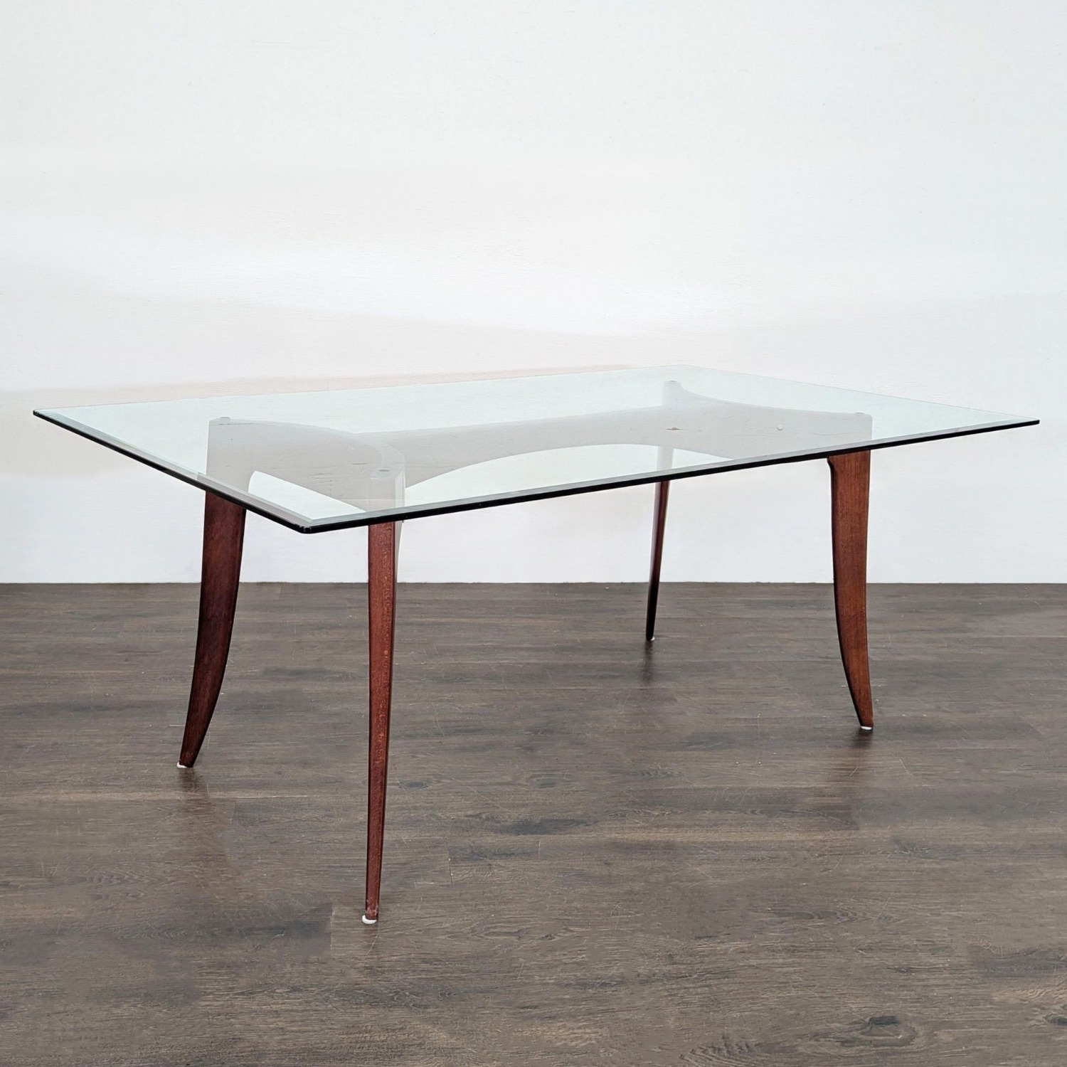 Z Gallerie Glass Top Dining Table - image-3