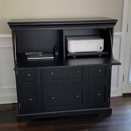 Used Ballard Designs Large Eastman Secretary Desk for sale on AptDeco