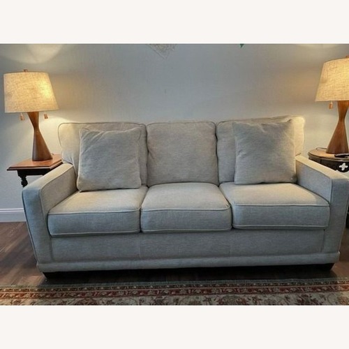 Used La-Z-Boy Kennedy 3-Seat Sofa in Light Beige Fabric for sale on AptDeco