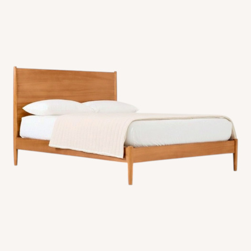 Used West Elm Mid-Century Queen Bed for sale on AptDeco