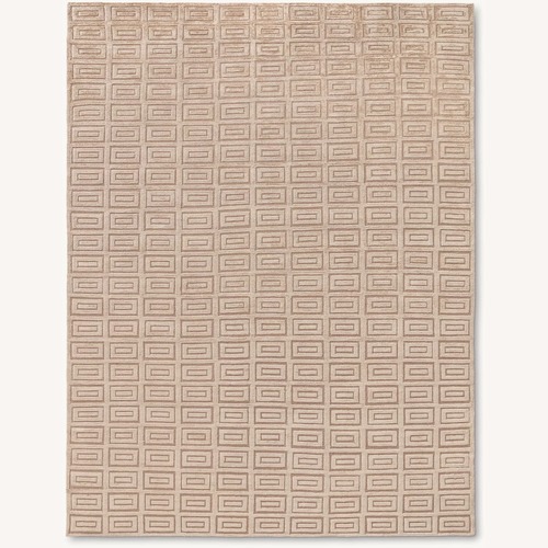 Used Restoration Hardware Rajouri Silk & Wool Rug – 12' × 15' Bronze | for sale on AptDeco
