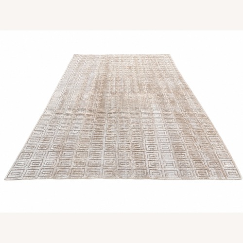 Used Restoration Hardware Rajouri Silk & Wool Rug – 12' × 15' Bronze | for sale on AptDeco