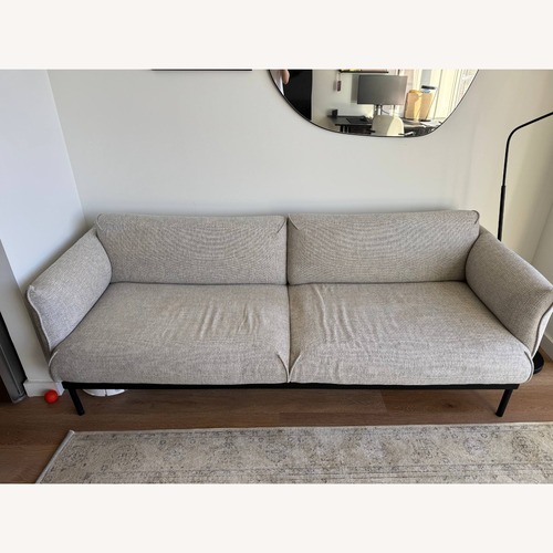 Used IKEA ÄPPLARYD Light Gray Fabric 3+ Seater Sofa for sale on AptDeco