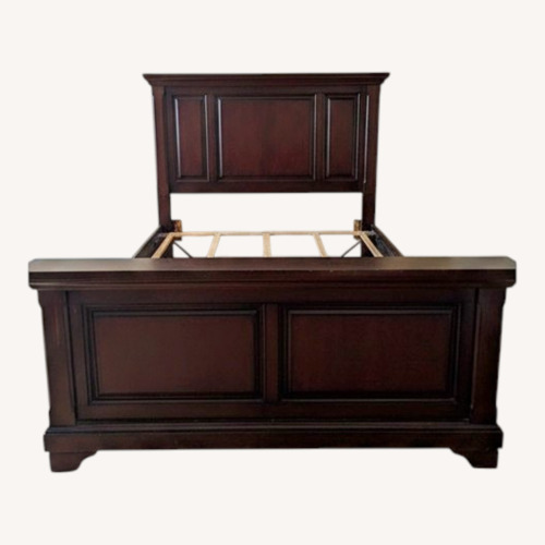 Used Wood Queen Bed for sale on AptDeco