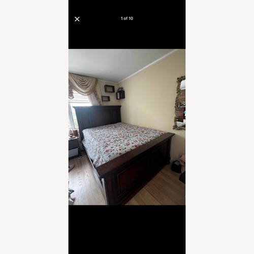 Used Wood Queen Bed for sale on AptDeco