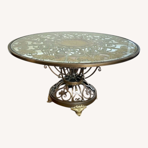 Used Entry Metal and Glass Top for sale on AptDeco