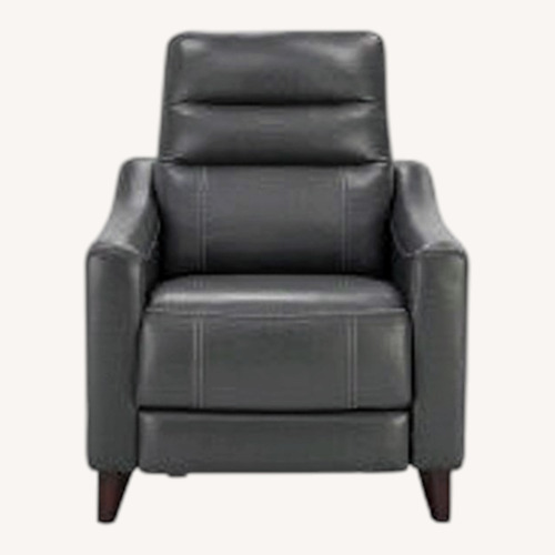 Used Raymour & Flanigan Dark Brown Leather Recliner for sale on AptDeco