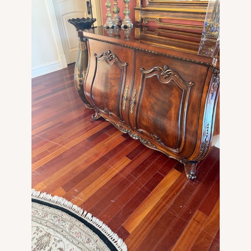 Used Century Furniture Dark Brown Wood Sideboard for sale on AptDeco