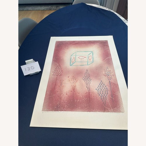 Used Paul Klee ‚Aquarium in the Garden‚ Art Print for sale on AptDeco