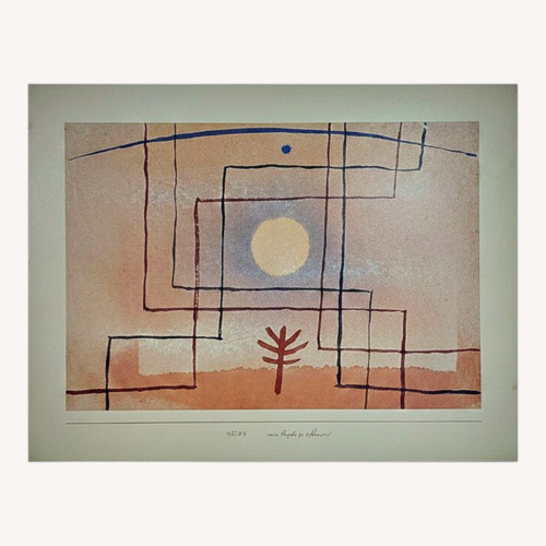 Used Paul Klee Paul Klee "Was Regeln zu Pflanzen" 1935 Art for sale on AptDeco