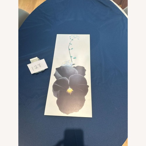 Used Georgia O'Keeffe Art Print Black Pansy Art for sale on AptDeco