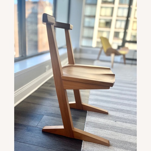 Used Handmade Solid Walnut Dining Chairs for sale on AptDeco