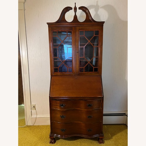 Used Secretary Desk with Bookcase / Display Case for sale on AptDeco