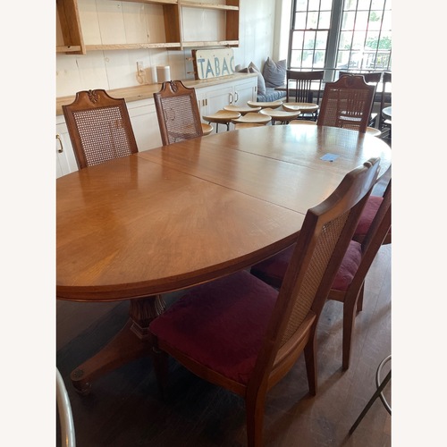 Used Vintage/Antique Finds Light Brown Dining Table for sale on AptDeco