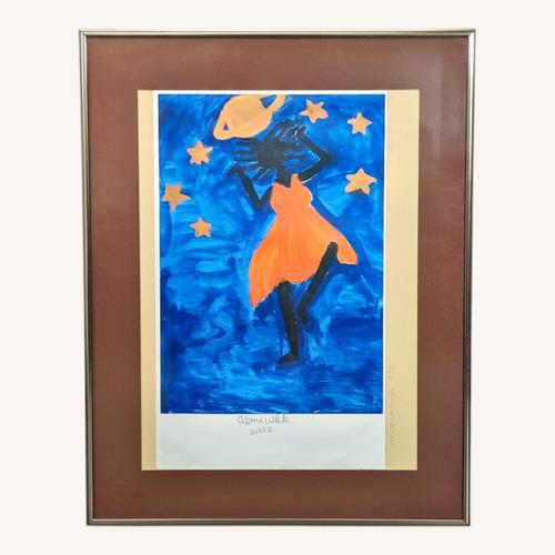 Used Alma White Framed Original Painting - Cosmic Art for sale on AptDeco