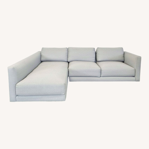 Used Room & Board Modern Gray Fabric Sectional Sofa  for sale on AptDeco