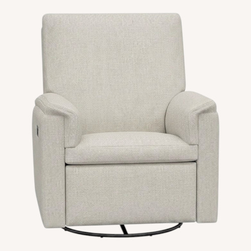 Used Pottery Barn Kids Dream Gray Swivel Glider Recliner for sale on AptDeco