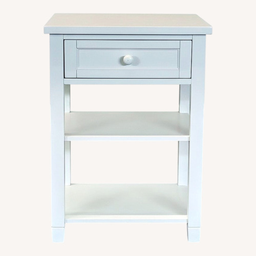 Used Pottery Barn Beadboard Nightstand for sale on AptDeco