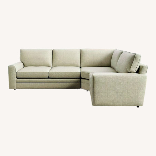 Used Pottery Barn Pearce Natural Fabric Sleeper Sofa for sale on AptDeco