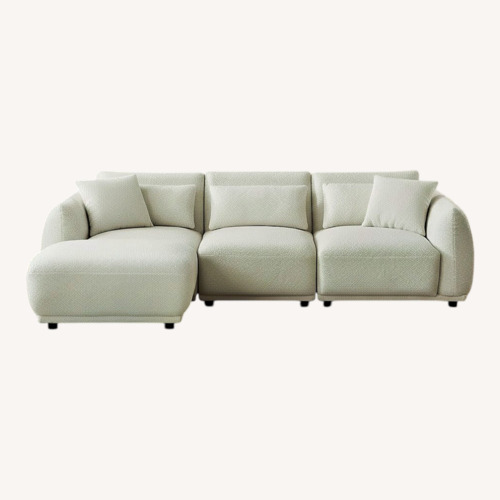 Used Ballyrobert 4 Piece Sectional L Shape Sofa with Ottoman for sale on AptDeco