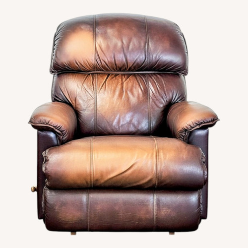Used La-Z-Boy Brown Leather Recliner Lounge Chair for sale on AptDeco