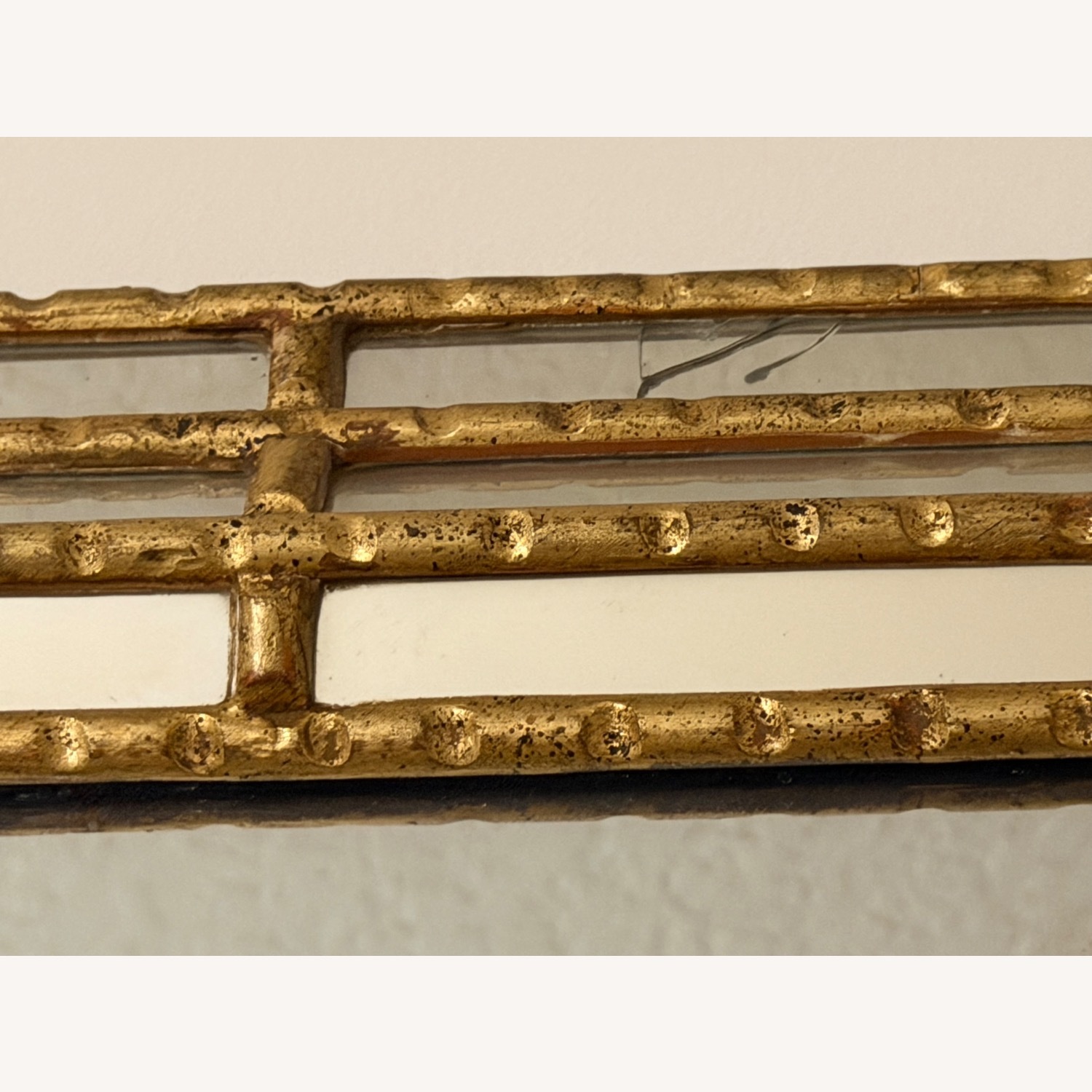Gold Tone Antique Wall Mirror 55 x 41 - image-3