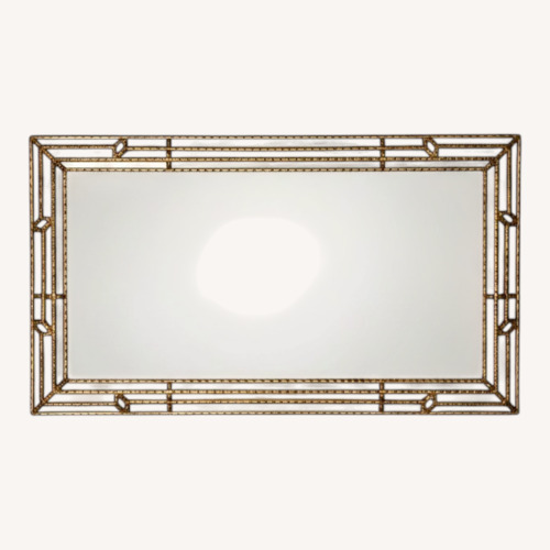 Used Gold Tone Antique Wall Mirror 55 x 41 for sale on AptDeco