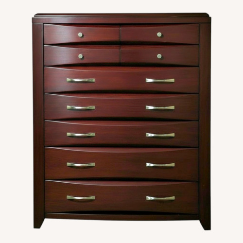 Used Raymour & Flanigan Casana Rodea Tall Wood Dresser for sale on AptDeco