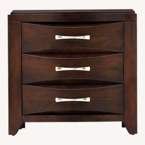 Used Raymour & Flanigan Casana Rodea Wood Nightstands for sale on AptDeco
