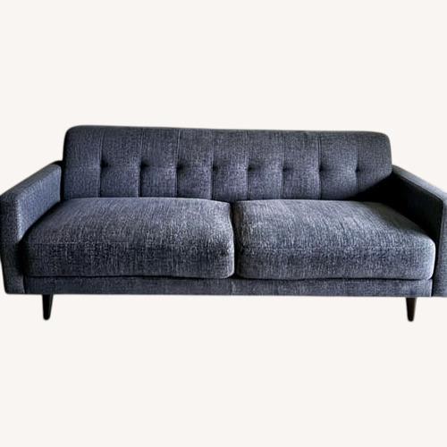 Used Black 4-Seater Tufted Sofa/Couch for sale on AptDeco