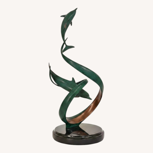 Used Up and Away Bronze Patina Sculpture  for sale on AptDeco