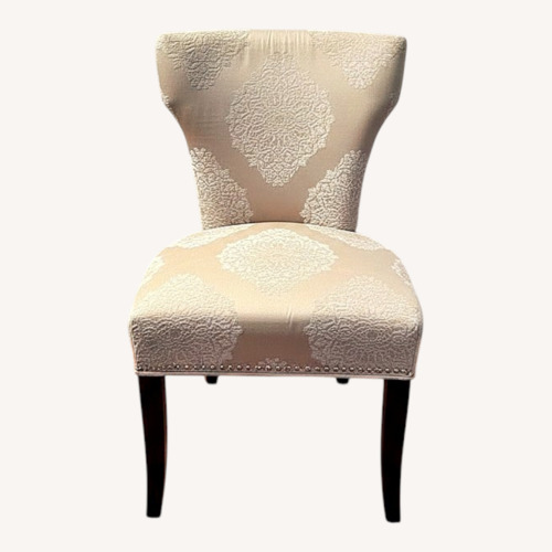 Used White Fabric Dining Chairs for sale on AptDeco