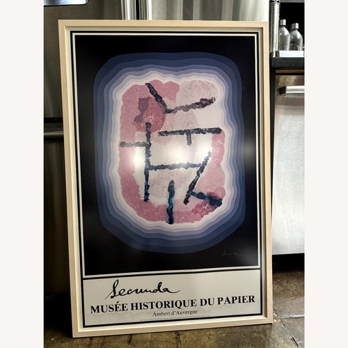 Used Framed Arthur Secunda French Exhibition Poster for sale on AptDeco