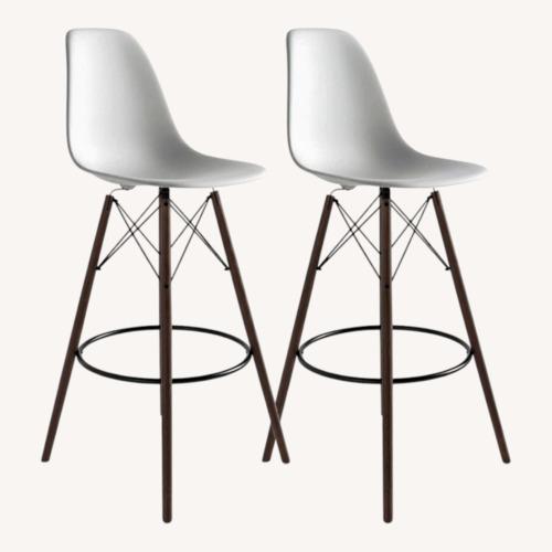 Used Wayfair White Bar Height Dining Chairs for sale on AptDeco