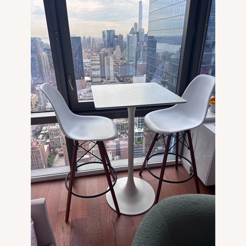 Used Wayfair White Dining Table Bar Height for sale on AptDeco