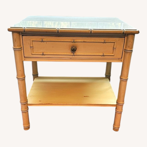 Used Thomasville Allegro Bamboo Nightstand for sale on AptDeco