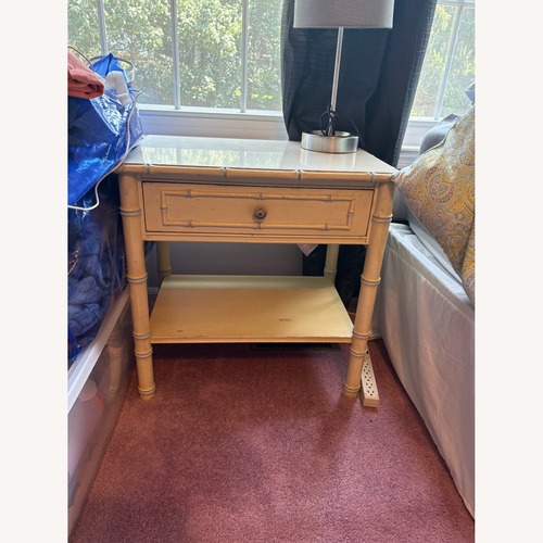 Used Thomasville Allegro Bamboo Nightstand for sale on AptDeco