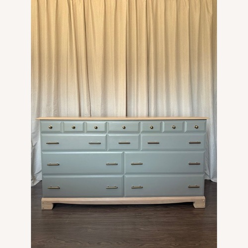Used Refinished Solid Wood 10-Drawer Dresser for sale on AptDeco