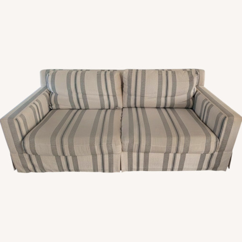 Used Vintage/Antique Natural Fabric Loveseat for sale on AptDeco