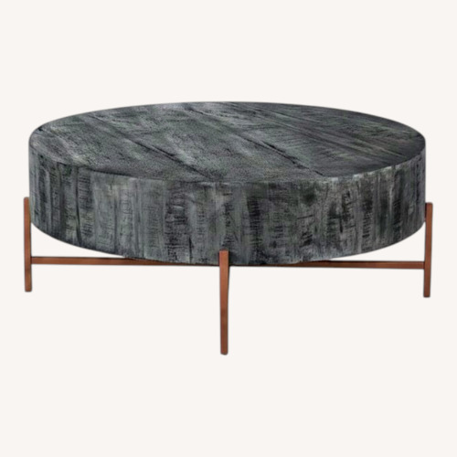 Used Walmart Dark Gray Wood Coffee Table for sale on AptDeco