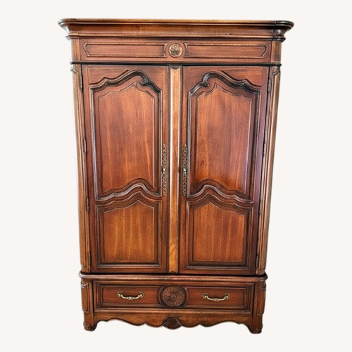Used Bernhardt Solid Cherry French Provincial Armoire for sale on AptDeco
