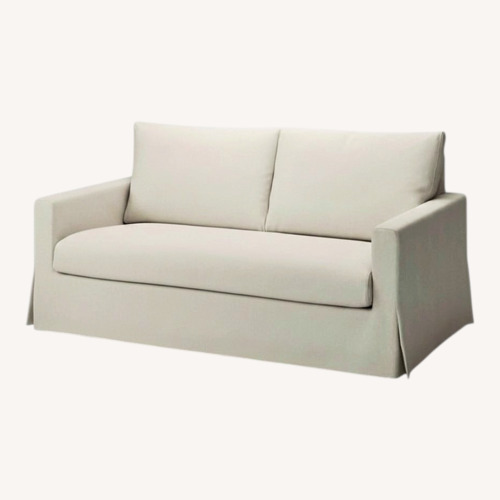 Used IKEA Natural Fabric 2 Seater Sofa for sale on AptDeco