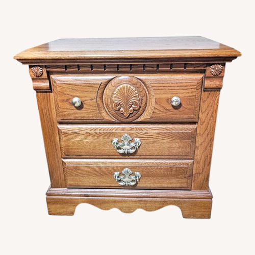 Used Vintage/Antique Natural Wood Side Table for sale on AptDeco