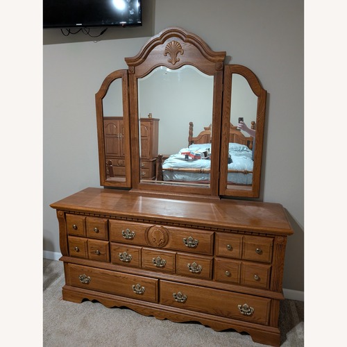 Used Vintage/Antique Natural Wood Dresser for sale on AptDeco
